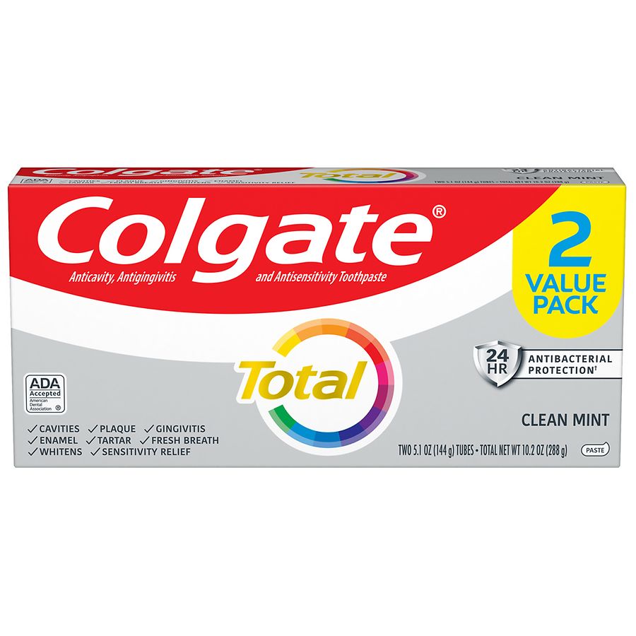 colgate total causing mouth sores