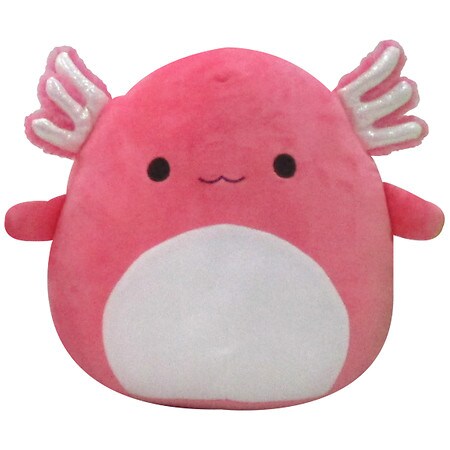 kellytoy holiday squishmallow laying axolotl stuffed animal