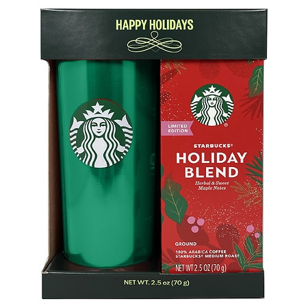 Starbucks Travel Mug with Coffee, 2 Piece