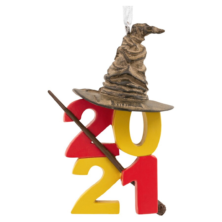 Hallmark Harry Potter Sorting Hat & Wand 2021  Ornament-Walgreens Exclusive H3