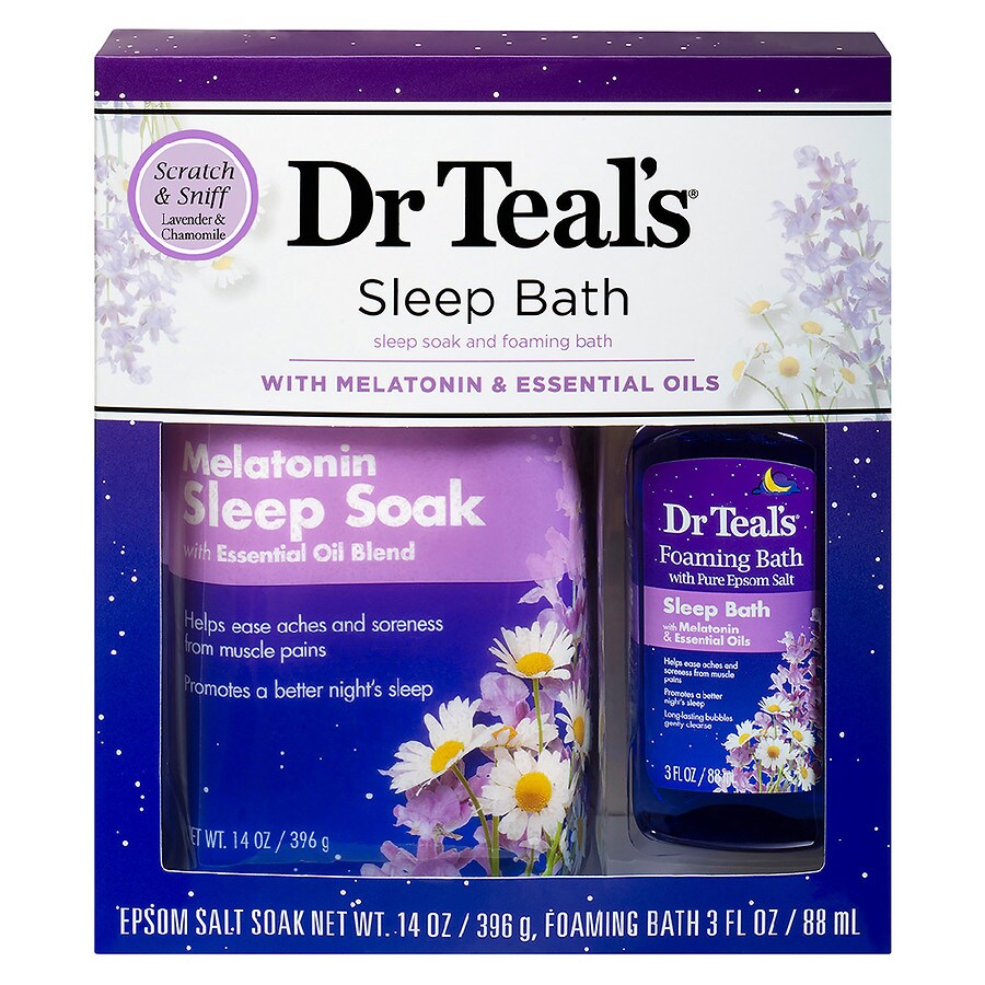 Dr. Teal's Sleep Bath Gift Set, Melatonin