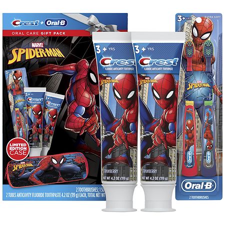 crest spiderman toothpaste