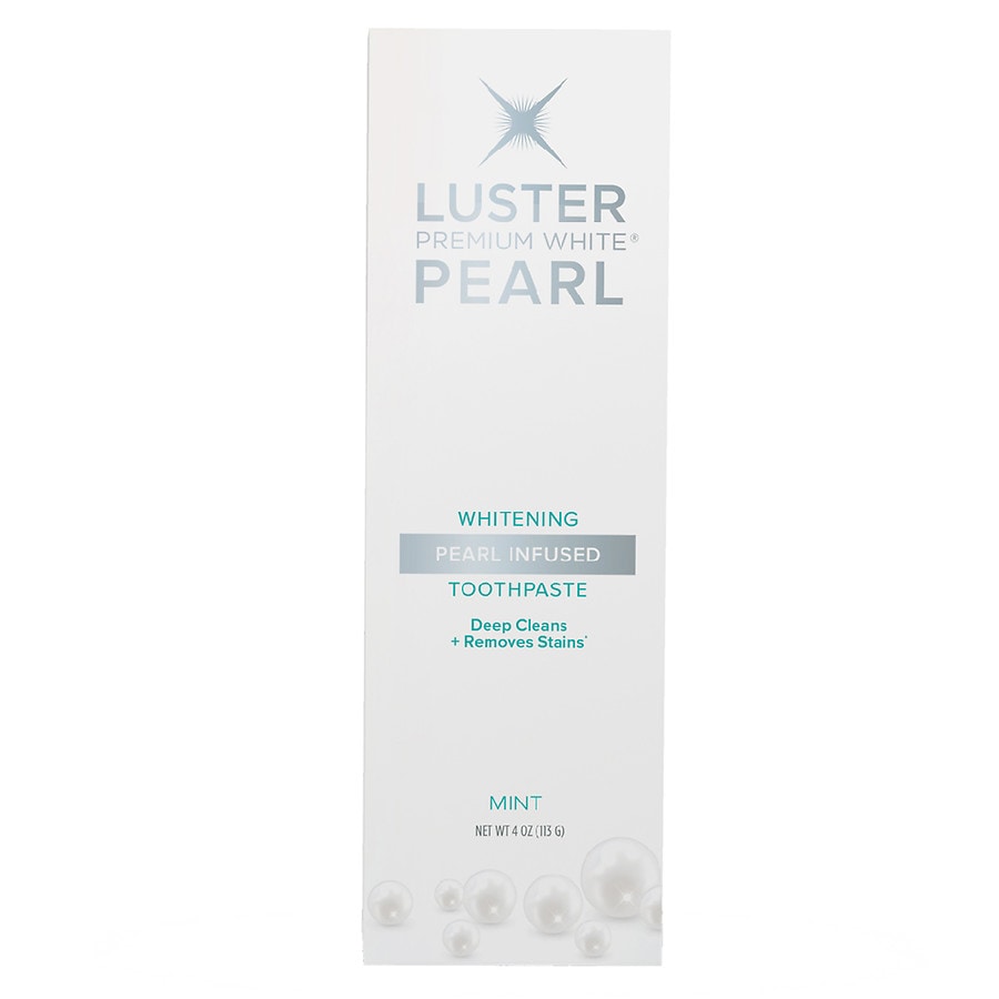 Luster Premium White + Whitening Pearl Infused Whitening Toothpaste Mint