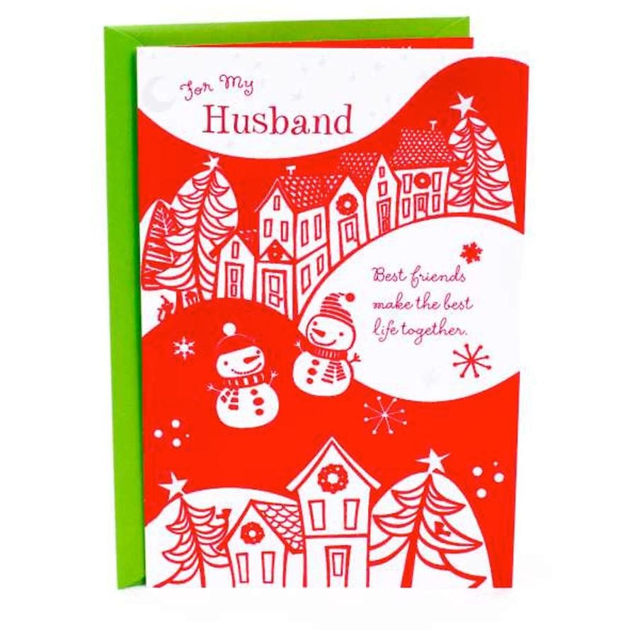 Hallmark Christmas Card for Husband, Best Friend