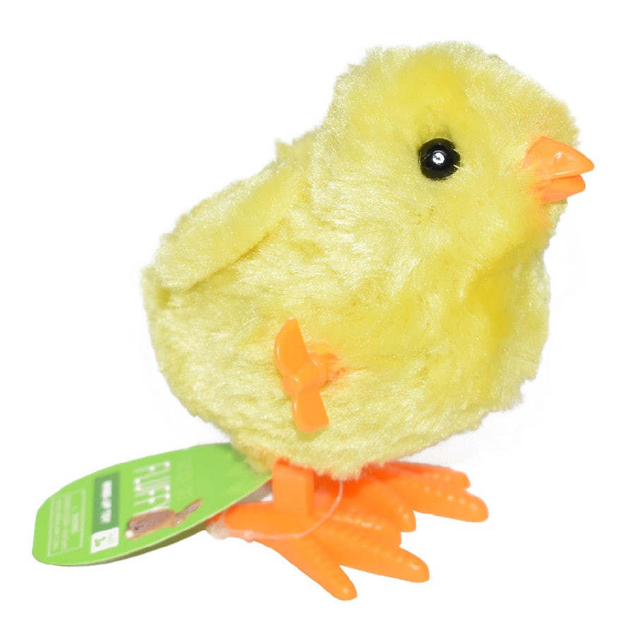 Happy Go Fluffy Easter Chick Wind Up Toy