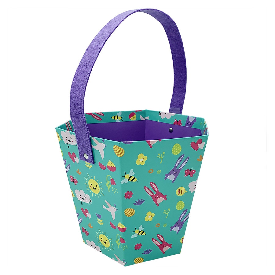 Festive Voice Easter Paper Hexagon Basket