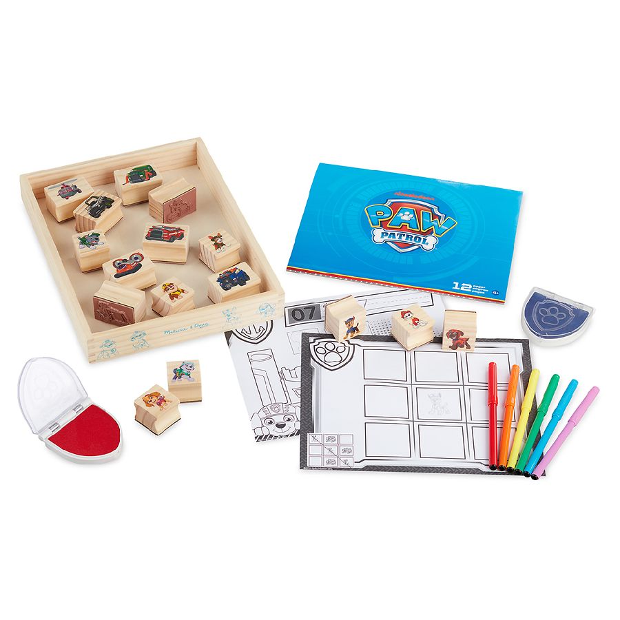 Photo 1 of BUNDLE OF (3 ITEMS)  Paw Patrol Wooden Stamps Activity Set,2 SETS OF Hasbro Monopoly JR