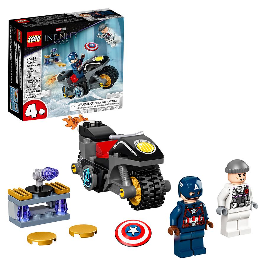 Lego Super Heroes Captain America and Hydra Face-Off 76189 49 piece LEGO Building Toy