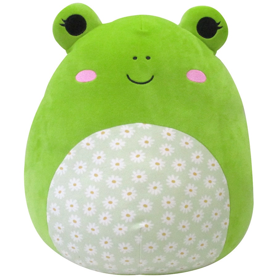 Squishmallow 16 in Frog with Floral Belly