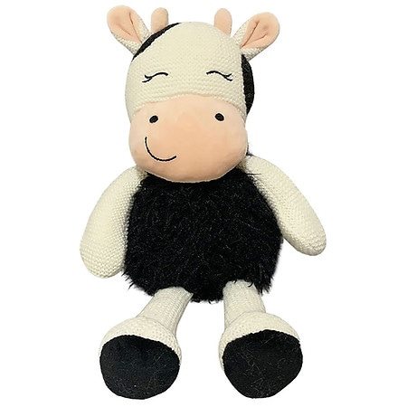Festive Voice Knitted Cow