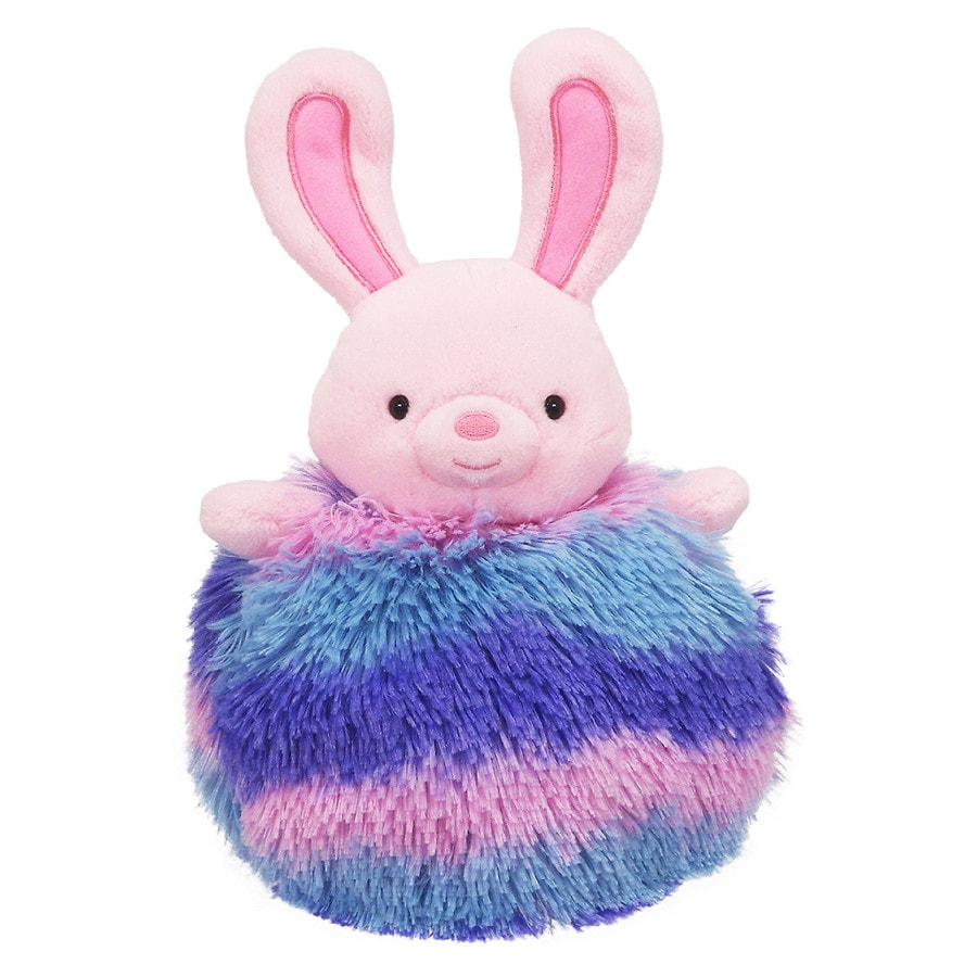 Festive Voice Easter Bunny Fluffy Animal Fur Puffs