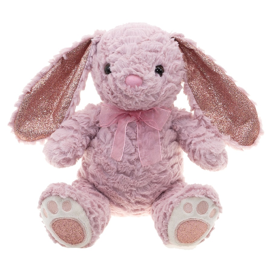 Festive Voice Easter Dark Pink Huggie Bunny