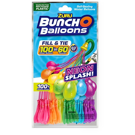 Party Balloons Ea pkg contains 50 Lot Of 2 Hand Pump Assorted Bright Colors 