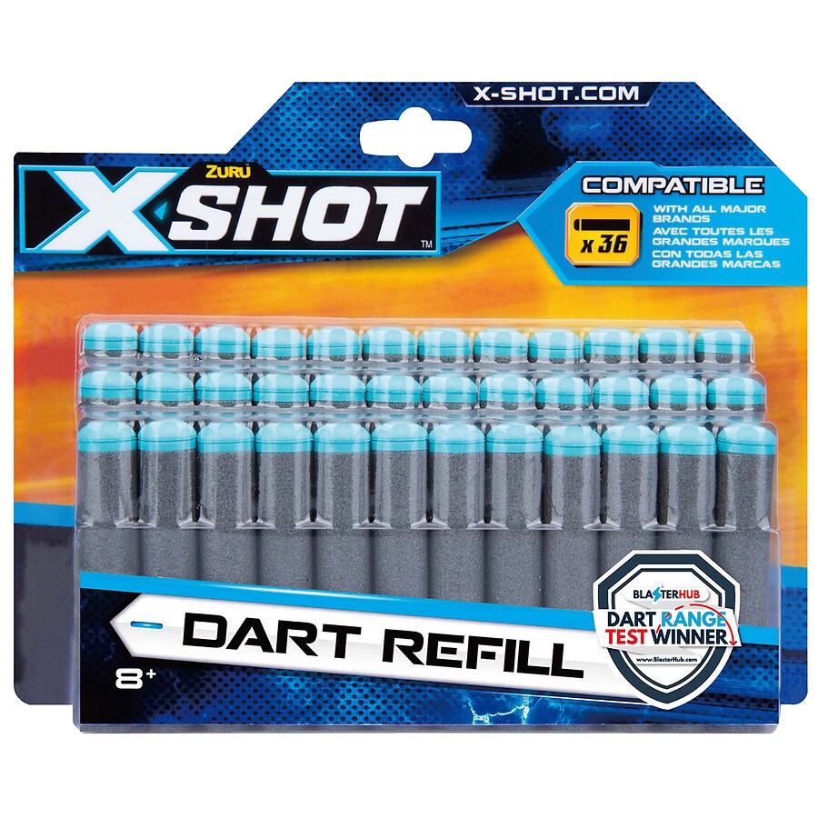 200 ZURU X-shot Foam Darts Refill Compatible With All Major Brands for sale online 