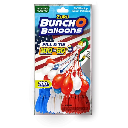 Bunch O Balloons Water Balloons Red/White/Blue
