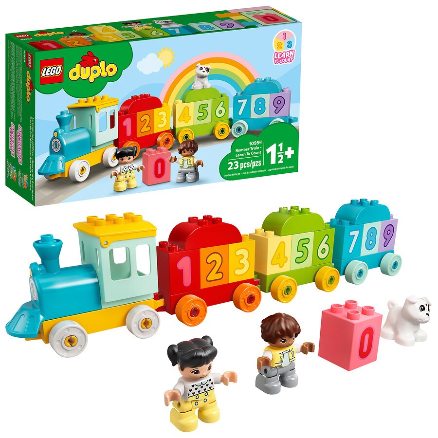 Train Toy Playset Remote Control Building Blocks Set Toddlers Learn Gift DUPLO