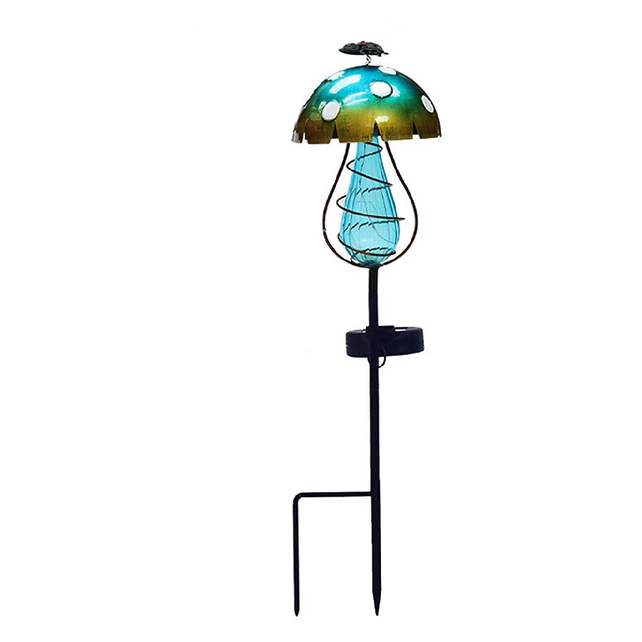 Festive Voice Mushroom Stake Blue