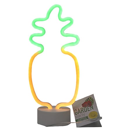 Festive Voice Neon Light Pineapple 11.6"