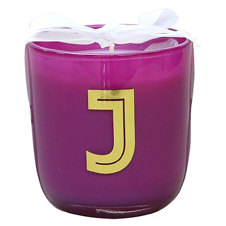 Modern Expressions Monogram Candle, J