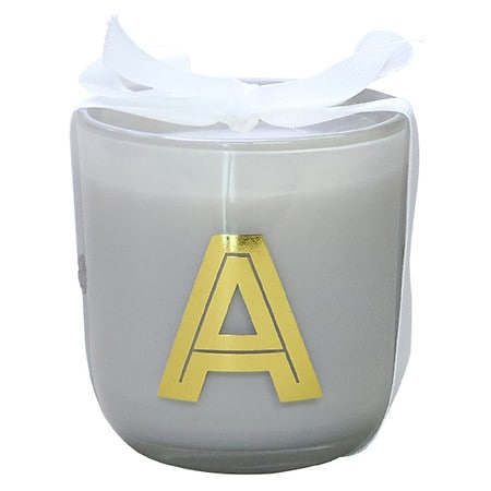 Modern Expressions Monogram Candle, A, Grey