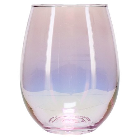 Modern Expressions Iridescent Wine Glass Purple