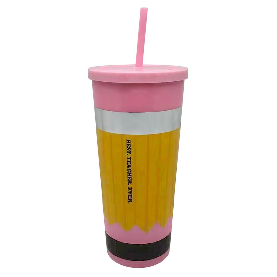 Modern Expressions Tumbler Pink + Yellow + Black + Silver