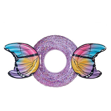 PoolCandy Glitter Butterfly Pool Tube
