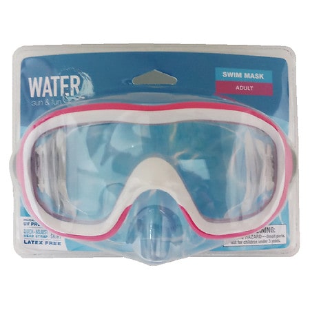 Walgreens Water, Sun & Fun Adult Swim Masks - Red