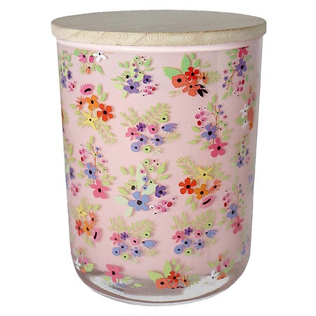 Modern Expressions Floral Candle Lilac