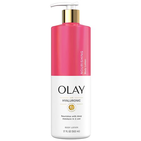 Olay Nourishing & Hydrating Body Lotion Pump with Hyaluronic Acid - 17 fl oz