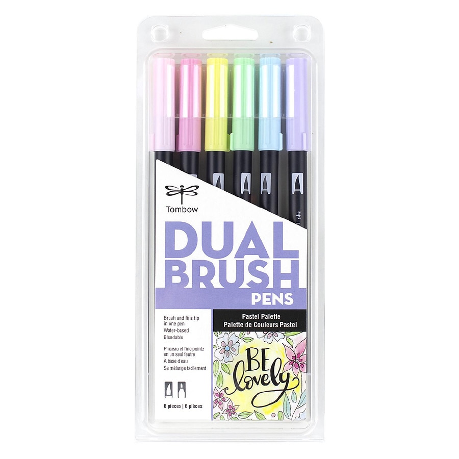 Tombow Dual Brush Pen Art Markers Pastel