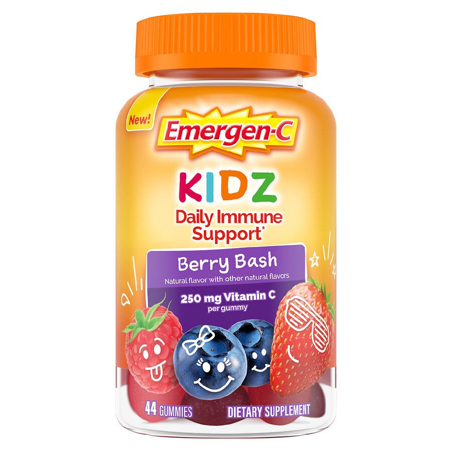 Emergen C Immune Support Gummies For Kids Berry Bash Walgreens