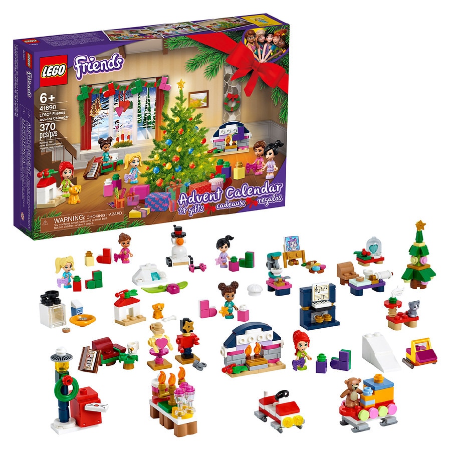 Lego Minifigures Christmas Advent Calendar Bedding Set Duvet Cover & Pillow Case 