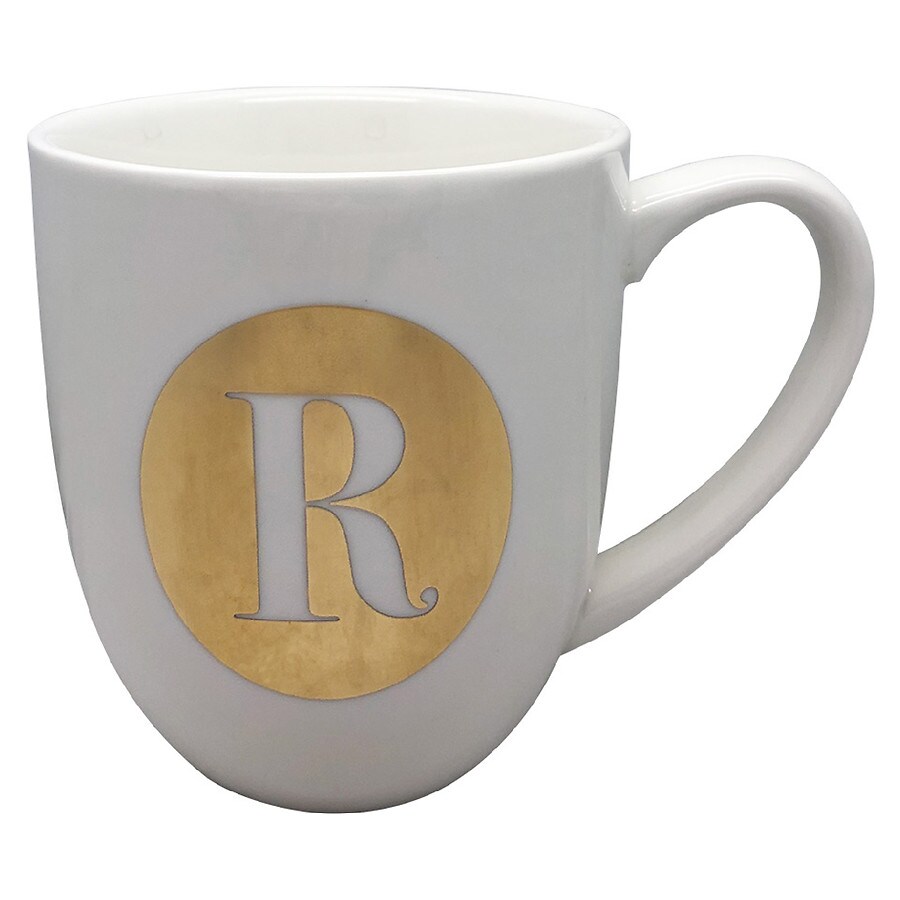 Modern Expressions Mug, White/Gold