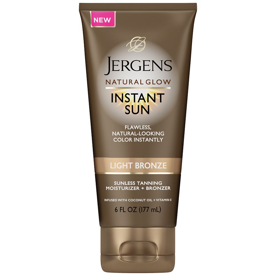 Jergens Natural Glow Instant Sun Bronzing Moisturizer Light