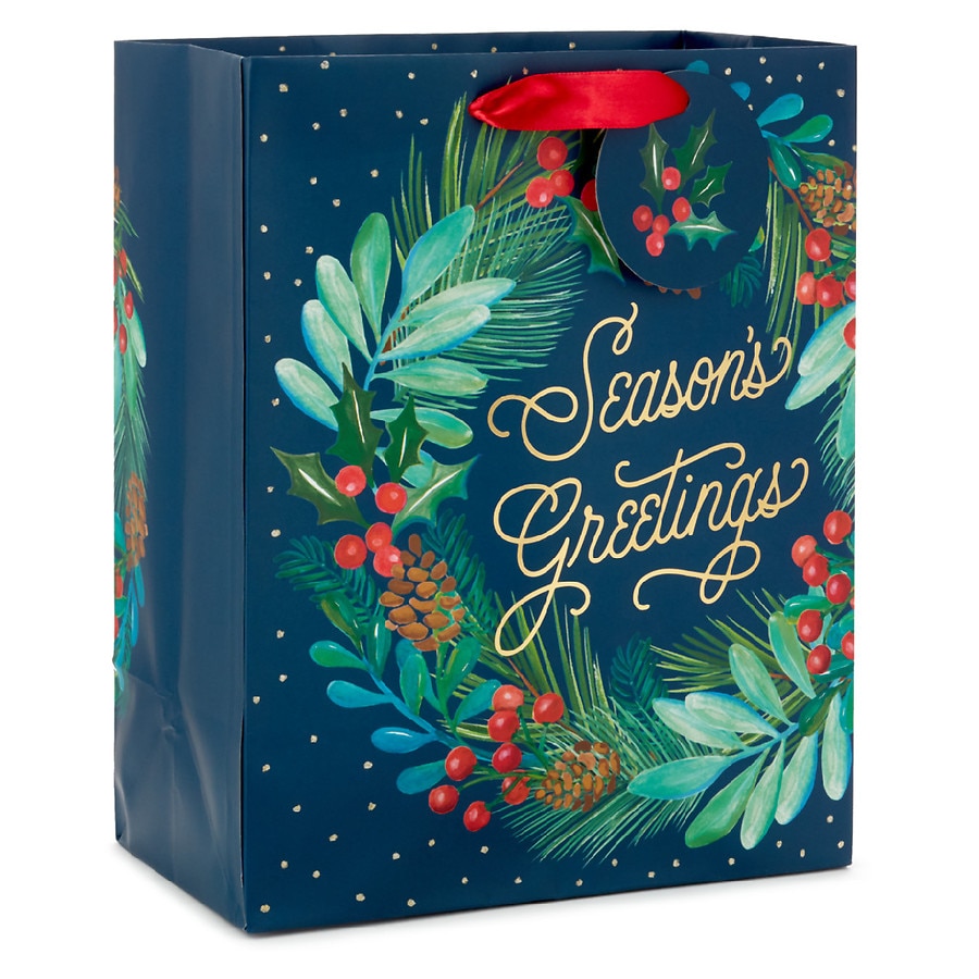 Inspirations from Hallmark Medium Christmas Gift Bag