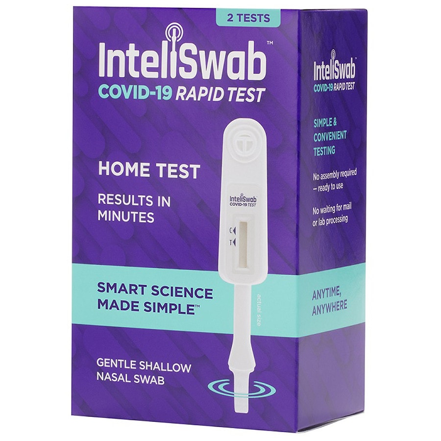 inteliswab covid 19 rapid antigen home test kit walgreens