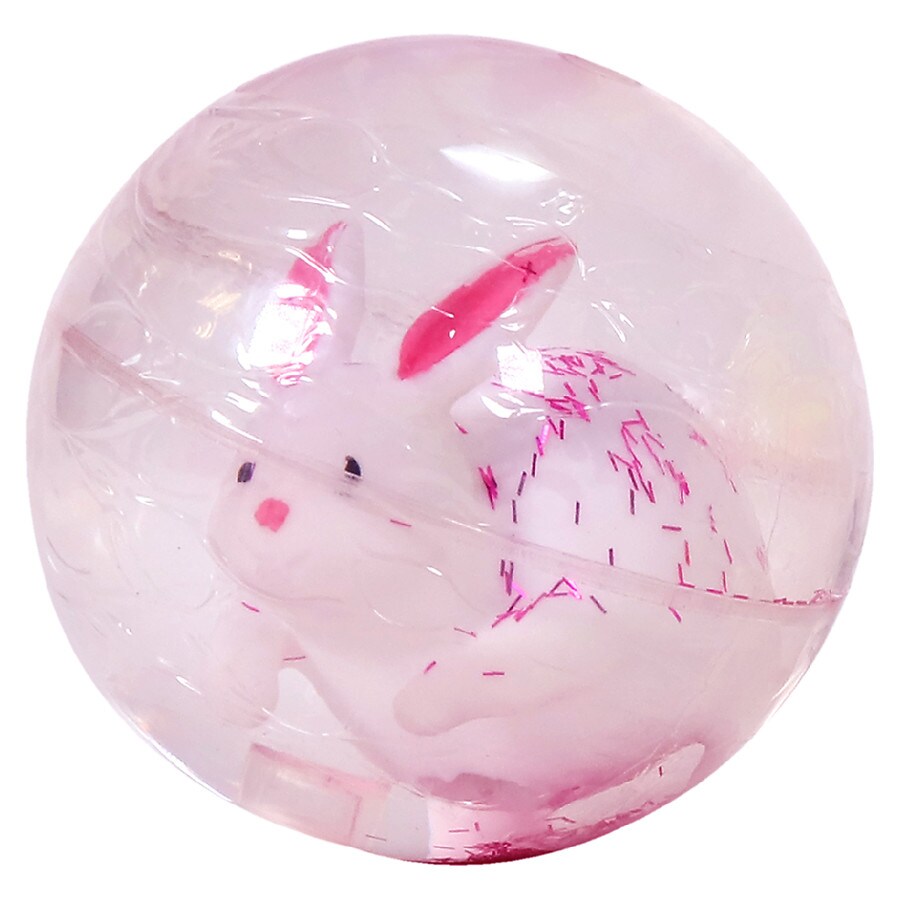 Festive Voice Easter LED White Bunny Bounce Ball