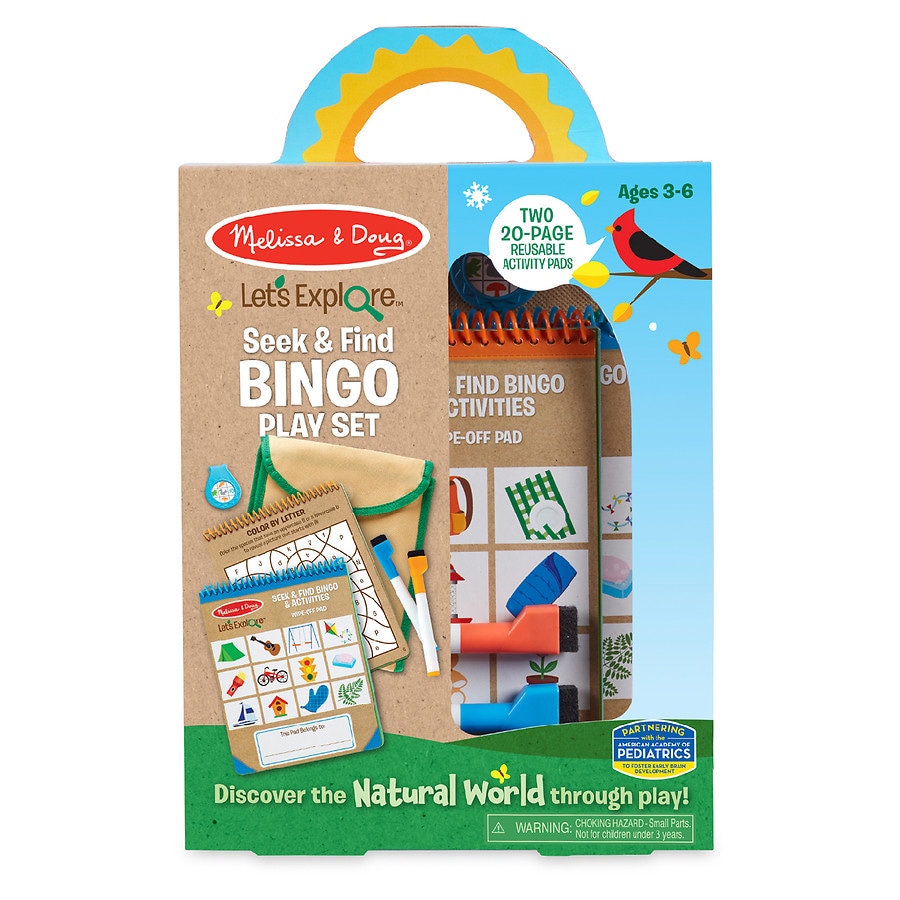 Melissa & Doug Let's Explore Seek & Find Bingo Play Set