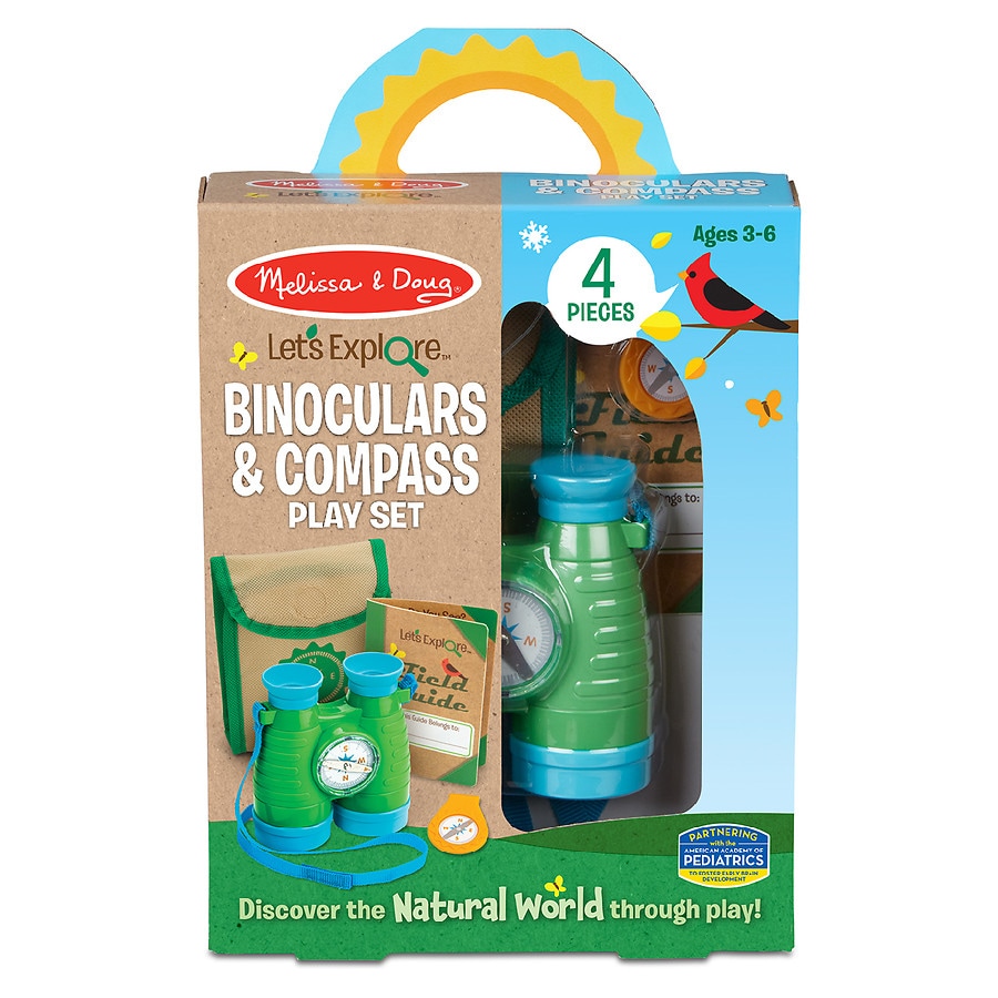 Melissa & Doug Let's Explore Binoculars & Compass Play Set