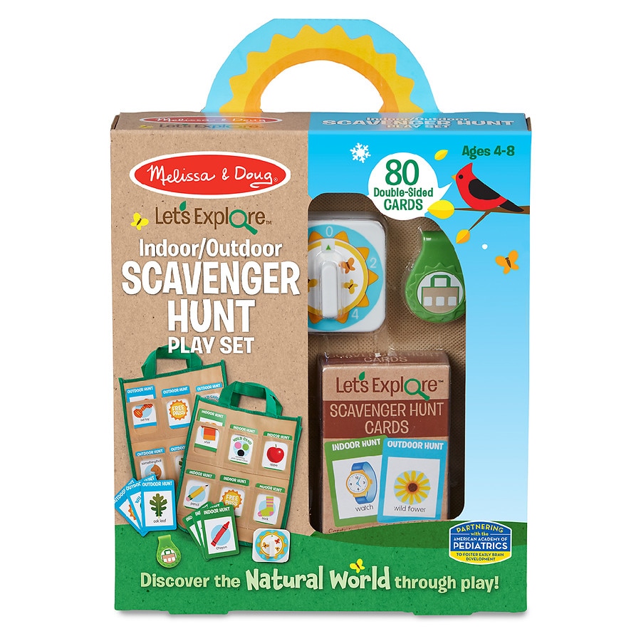 Melissa & Doug Let's Explore Indoor/Outdoor Scavenger Hunt Play Set