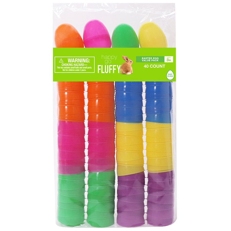 Festive Voice Bright Easter Eggs 40 Count