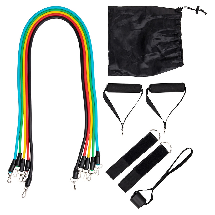 Mind Reader 11 Piece Resistance Band Set Multi