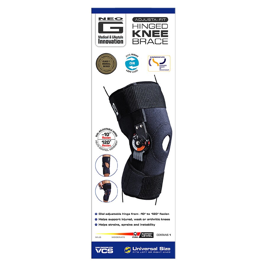 Neo G Adjusta-Fit Hinged Knee Brace One Size