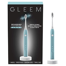Gleem Rechargeable Electric Toothbrush Aqua | Walgreens