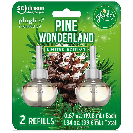 UPC 046500024979 product image for Glade Plug In Refills, Limited Edition, Pine Wonderland Pine Wonderland - 0.67 o | upcitemdb.com