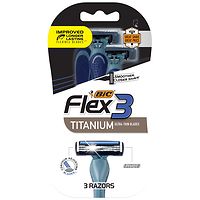 Deals on BIC Flex3 Titanium Razors