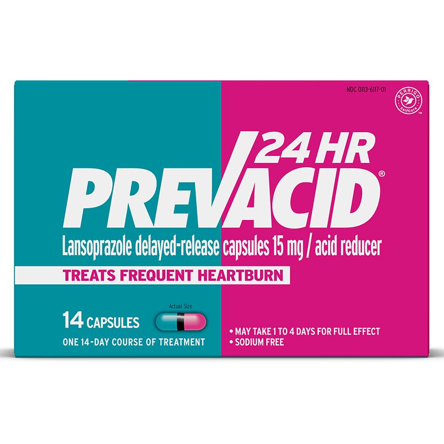 Prevacid 24HR Lansoprazole Delayed-Release Capsules 15 mg/Acid Reducer