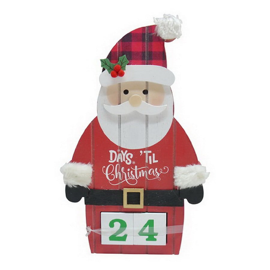 Walgreens Block Advent Calendar, Santa