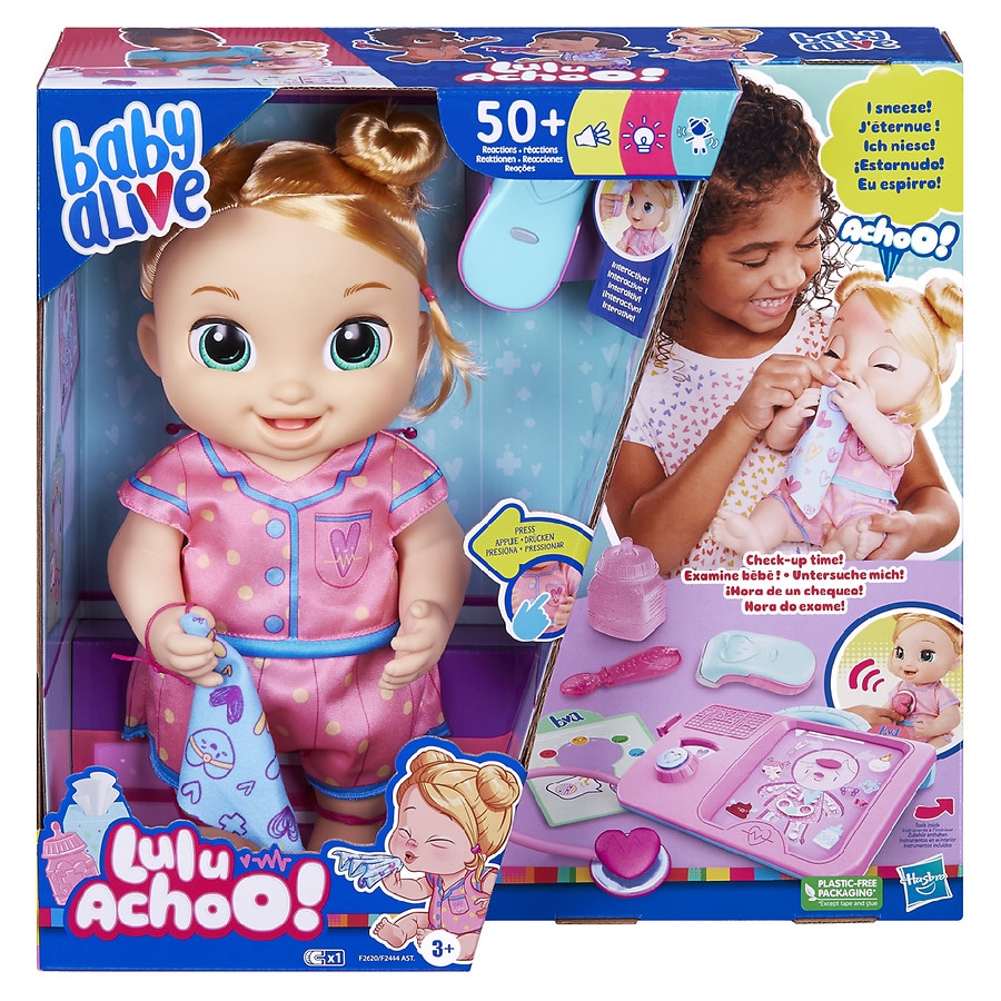 Hasbro Baby Alive Lulu Achoo Doll, Blonde Hair